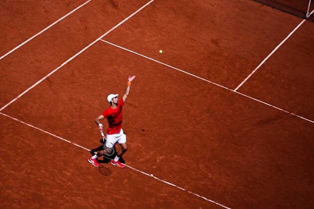 2022 French Open - Previews Novak Djokovic practicing during Roland Garros Kids Day, one day before the mais draw finals, on May 21, 2022 in Paris, France. Paris France  Copyright: xIbrahimxEzzatx originalFilename:ezzat-notitle220521_npi0h.jpg