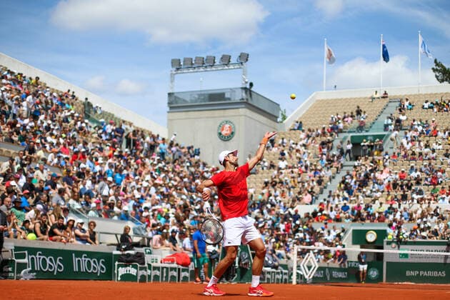 Tennis, French Open, Training for Roland Garros Kids Day