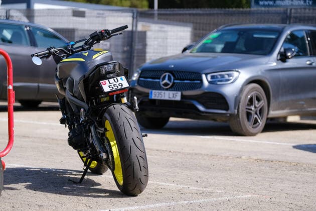 Motorcycle of Mick Schumacher GER, Haas F1 Team, 47 , ESP, Formula One Pirelli Gran Premio de Espana, Formula 1, Sunday, Season 2022, 22 05 2022, ESP, Formula One Pirelli Gran Premio de Espana, Formula 1, Sunday, Season 2022, 22 05 2022, Barcelona Copyright: xEibner-Pressefotox EP_EER