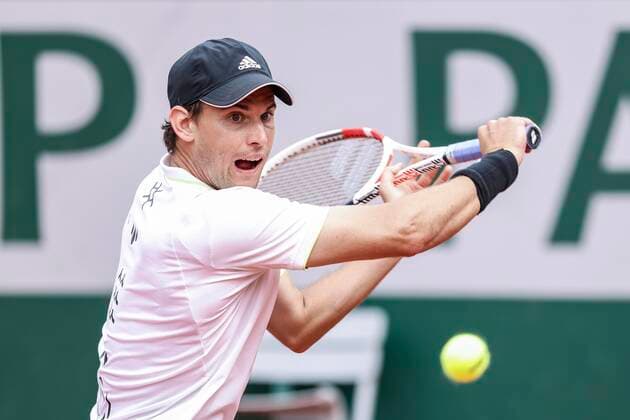 TENNIS - French Open 2022 PARIS,FRANCE,22.MAY.22 - TENNIS - ATP, Tennis Herren World Tour, French Open, Roland Garros, Grand Slam. Image shows Dominic Thiem (AUT).  GEPAxpictures xPatrickxSteiner