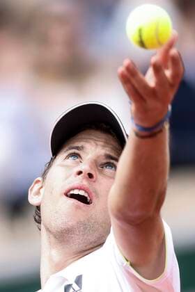 TENNIS - French Open 2022 PARIS,FRANCE,22.MAY.22 - TENNIS - ATP, Tennis Herren World Tour, French Open, Roland Garros, Grand Slam. Image shows Dominic Thiem (AUT).  GEPAxpictures xPatrickxSteiner