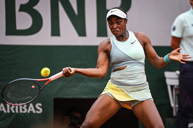 May 22, 2022, Paris, France, France: Sloane STEPHENS of United States during the Day one of Roland-Garros 2022, French Open 2022, Grand Slam tennis tournament at the Roland-Garros stadium on May 22, 2022 in Paris, France. Paris France - ZUMAm308 20220522_zsp_m308_010 Copyright: xMatthieuxMirvillex