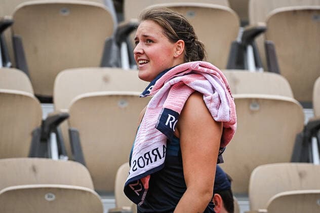 May 22, 2022, Paris, France, France: Jule NIEMEIER of Germany during the Day one of Roland-Garros 2022, French Open 2022, Grand Slam tennis tournament at the Roland-Garros stadium on May 22, 2022 in Paris, France. Paris France - ZUMAm308 20220522_zsp_m308_012 Copyright: xMatthieuxMirvillex
