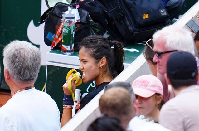 Mandatory Credit: Photo by Javier Garcia Shutterstock (12942474k) Emma Raducanu practices French Open Tennis, Day 1, Roland Garros, Paris, France - 22 May 2022 French Open Tennis, Day 1, Roland Garros, Paris, France - 22 May 2022  Copyright: xJavierxGarcia Shutterstockx 12942474k