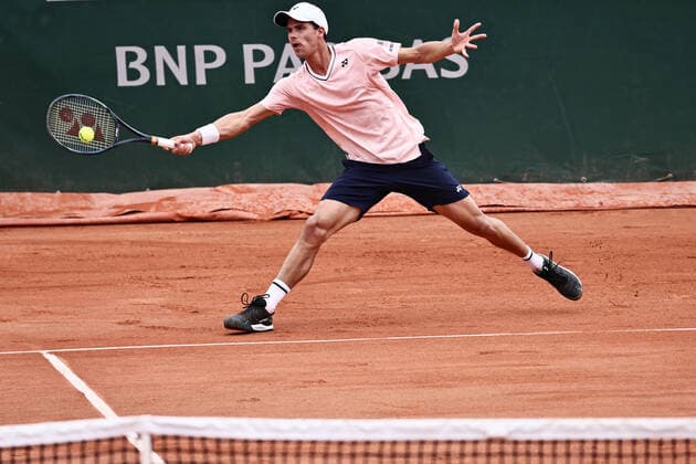 Daniel Altmaier, GER, during first round of 2022 French Open at Roland Garros, Paris, 22 05 2022