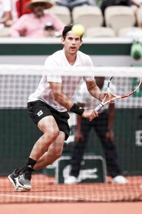 TENNIS - French Open 2022 PARIS,FRANCE,22.MAY.22 - TENNIS - ATP, Tennis Herren World Tour, French Open, Roland Garros, Grand Slam. Image shows Dominic Thiem (AUT).  GEPAxpictures xPatrickxSteiner
