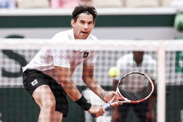 TENNIS - French Open 2022 PARIS,FRANCE,22.MAY.22 - TENNIS - ATP, Tennis Herren World Tour, French Open, Roland Garros, Grand Slam. Image shows Dominic Thiem (AUT).  GEPAxpictures xPatrickxSteiner