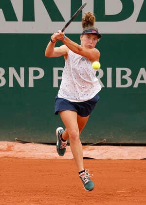 French Open 2022, Carole Monnet FRA Tennis French Open 2022 Grand Slam ATP WTA ITF Roland Garros Paris France 22 May 2022 Copyright: xJuergenxHasenkopfx