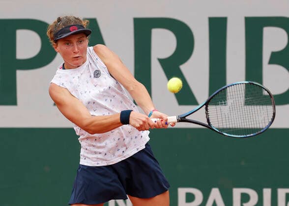 French Open 2022, Carole Monnet FRA Tennis French Open 2022 Grand Slam ATP WTA ITF Roland Garros Paris France 22 May 2022 Copyright: xJuergenxHasenkopfx
