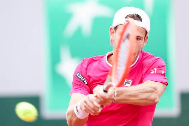 TENNIS - French Open 2022 PARIS,FRANCE,22.MAY.22 - TENNIS - ATP, Tennis Herren World Tour, French Open, Roland Garros, Grand Slam. Image shows Diego Schwartzman (ARG).  GEPAxpictures xPatrickxSteiner