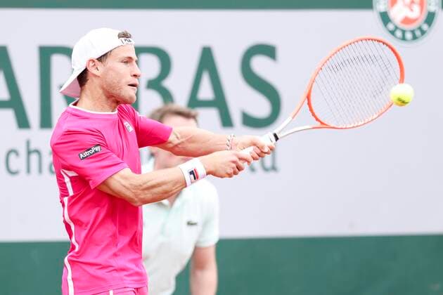 TENNIS - French Open 2022 PARIS,FRANCE,22.MAY.22 - TENNIS - ATP, Tennis Herren World Tour, French Open, Roland Garros, Grand Slam. Image shows Diego Schwartzman (ARG).  GEPAxpictures xPatrickxSteiner