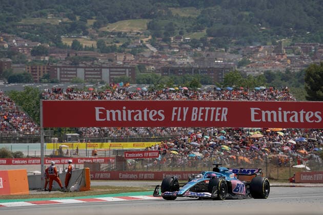 F1 Pirelli Grand Prix of Spain 2022 22 05 2022, Circuit de Catalunya, Barcelona, F1 Pirelli Grand Prix of Spain 2022 , in picture Fernando Alonso ESP , Alpine F1 Team nordphotoxGmbHx xBratic nph00250