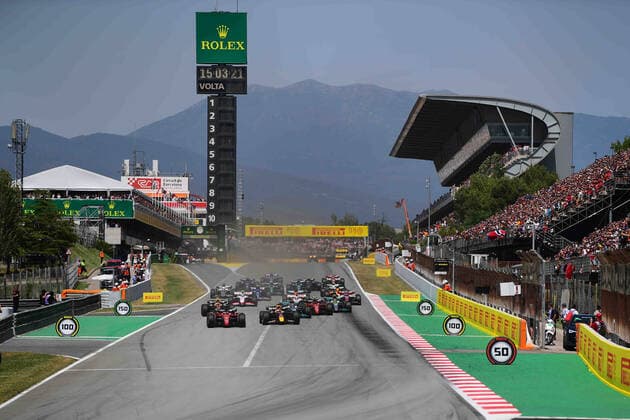 Formula 1 - Spanish Grand Prix - Race Start of the race of Spanish Grand Prix in Circuit de Catalunia in Montmelo, Barcelona, Catalunia, Spain, 22 May 2022 Barcelona Barcelona, Cataluina Spain  Copyright: xAndreaxDiodatox originalFilename:diodato-notitle220522_npl2g.jpg
