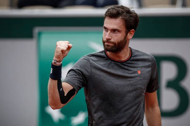 Joie de Quentin HALYS (FRA) contre John ISNER (USA) TENNIS : Roland Garros 2022 - 22 05 2022 AurelienMorissard Panoramic 
