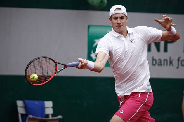 John ISNER (USA) contre Quentin HALYS (FRA) TENNIS : Roland Garros 2022 - 22 05 2022 AurelienMorissard Panoramic 