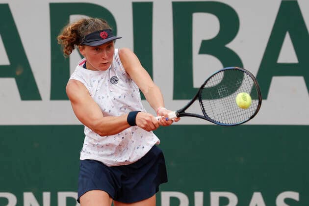 French Open 2022, Carole Monnet FRA Tennis French Open 2022 Grand Slam ATP WTA ITF Roland Garros Paris France 22 May 2022 Copyright: xJuergenxHasenkopfx
