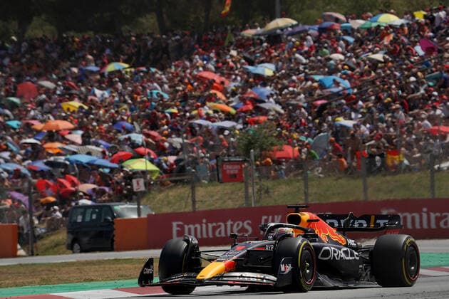 22 05 2022, Circuit de Catalunya, Barcelona, F1 Pirelli Grand Prix of Spain 2022 , in picture Max Verstappen NEL , Oracle Red Bull Racing Photo EU Images Barcelona Circuit de Catalunya Catalunya Spain  eu-images-506