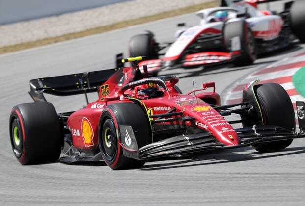F1 Grand Prix of Spain Carlos Sainz s Ferrari during the Formula 1 Pirelli GP of Spain, held at the Circuit de Barcelona Catalunya, in Barcelona, on 22th May 2022. -- Barcelona Barcelona Spain  Copyright: xUrbanandsportx originalFilename:urbanandsport-formula1220522_np2pO.jpg