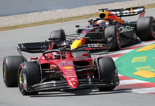 F1 Grand Prix of Spain Charles Leclerc s Ferrari during the Formula 1 Pirelli GP of Spain, held at the Circuit de Barcelona Catalunya, in Barcelona, on 22th May 2022. -- Barcelona Barcelona Spain  Copyright: xUrbanandsportx originalFilename:urbanandsport-formula1220522_npXrR.jpg