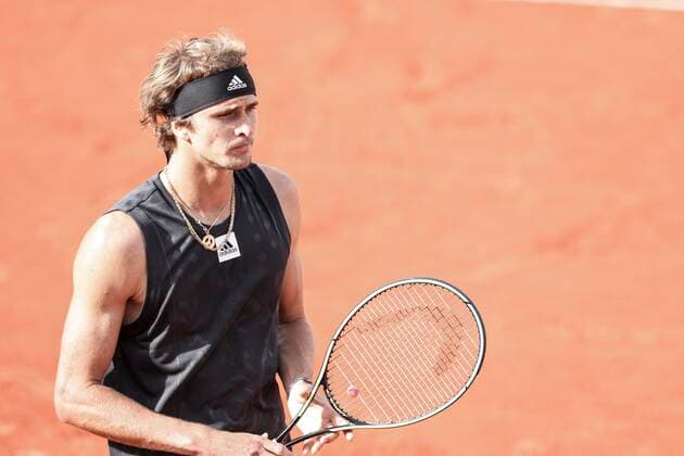 TENNIS - French Open 2022 PARIS,FRANCE,22.MAY.22 - TENNIS - ATP, Tennis Herren World Tour, French Open, Roland Garros, Grand Slam. Image shows Alexander Zverev (GER).  GEPAxpictures xPatrickxSteiner