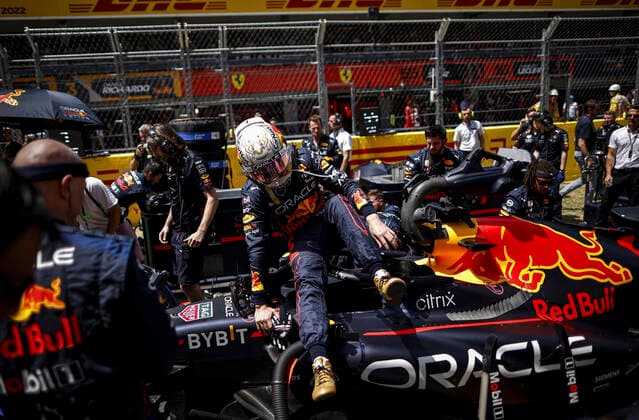 1 Max Verstappen NLD, Oracle Red Bull Racing , F1 Grand Prix of Spain at Circuit de Barcelona Catalunya on May 22, 2022 in Barcelona, Spain Photo by HOCH ZWEI Barcelona Spain