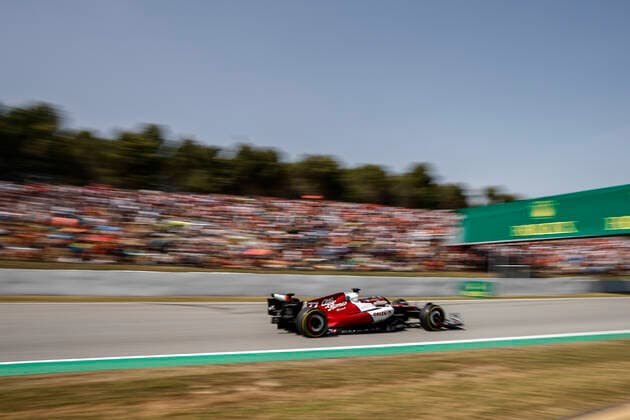 77 Valtteri Bottas FIN, Alfa Romeo F1 Team ORLEN , F1 Grand Prix of Spain at Circuit de Barcelona Catalunya on May 22, 2022 in Barcelona, Spain Photo by HOCH ZWEI Barcelona Spain