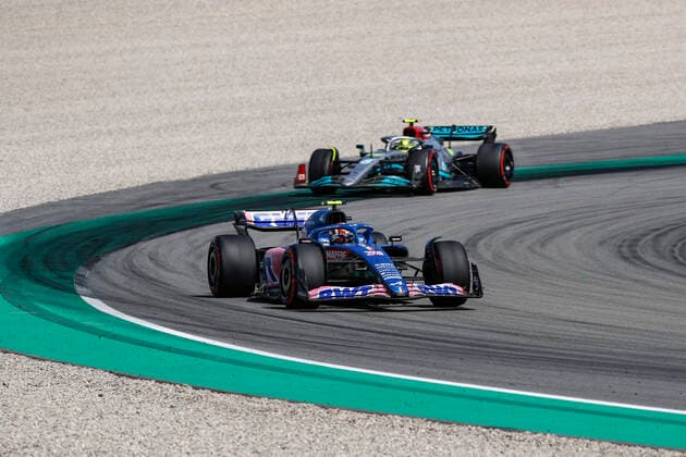 31 Esteban Ocon FRA, BWT Alpine F1 Team , F1 Grand Prix of Spain at Circuit de Barcelona Catalunya on May 22, 2022 in Barcelona, Spain Photo by HOCH ZWEI Barcelona Spain