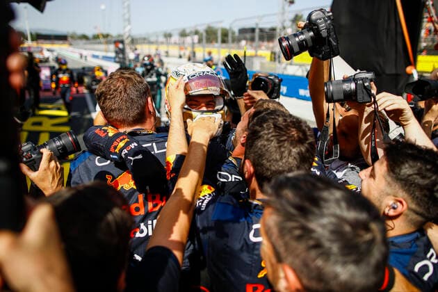 1 Max Verstappen NLD, Oracle Red Bull Racing , F1 Grand Prix of Spain at Circuit de Barcelona Catalunya on May 22, 2022 in Barcelona, Spain Photo by HOCH ZWEI Barcelona Spain