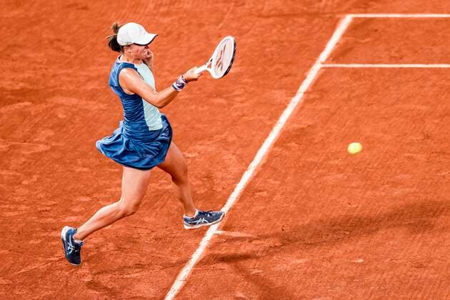 TENNIS - French Open 2022 PARIS,FRANCE,23.MAY.22 - TENNIS - WTA, Tennis Damen Tour, French Open, Roland Garros, Grand Slam. Image shows Iga Swiatek (POL).  GEPAxpictures xPatrickxSteiner