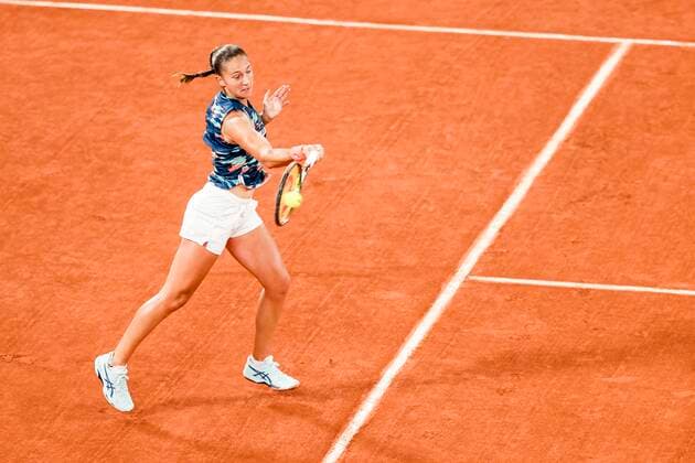TENNIS - French Open 2022 PARIS,FRANCE,23.MAY.22 - TENNIS - WTA, Tennis Damen Tour, French Open, Roland Garros, Grand Slam. Image shows Diane Parry (FRA).  GEPAxpictures xPatrickxSteiner