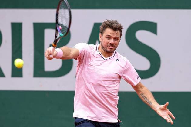 TENNIS - French Open 2022 PARIS,FRANCE,23.MAY.22 - TENNIS - ATP, Tennis Herren World Tour, French Open, Roland Garros, Grand Slam. Image shows Stan Wawrinka (SUI).  GEPAxpictures xPatrickxSteiner