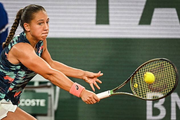 May 23, 2022, Paris, France, France: Diane PARRY of France during the Day two of Roland-Garros 2022, French Open 2022, Grand Slam tennis tournament at the Roland-Garros stadium on May 23, 2022 in Paris, France. Paris France - ZUMAm308 20220523_zsp_m308_023 Copyright: xMatthieuxMirvillex