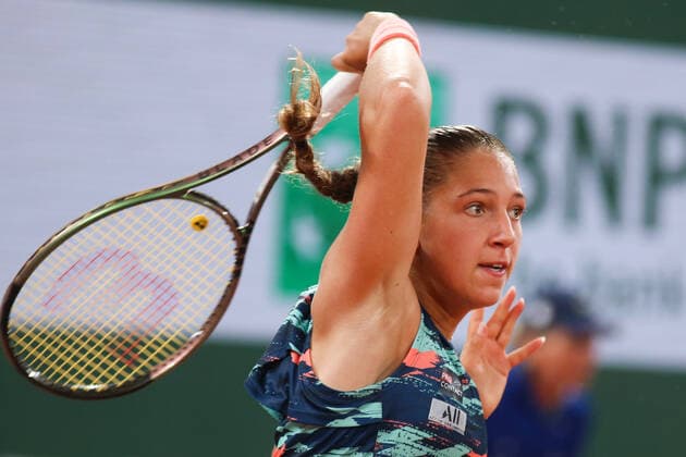 Roland Garros - Day 2 Diane Parry during her match against Barbora Krejcikova on Philipe Chatrier court in the 2022 French Open finals day two. Paris France  Copyright: xIbrahimxEzzatx originalFilename:ezzat-notitle220523_npudG.jpg