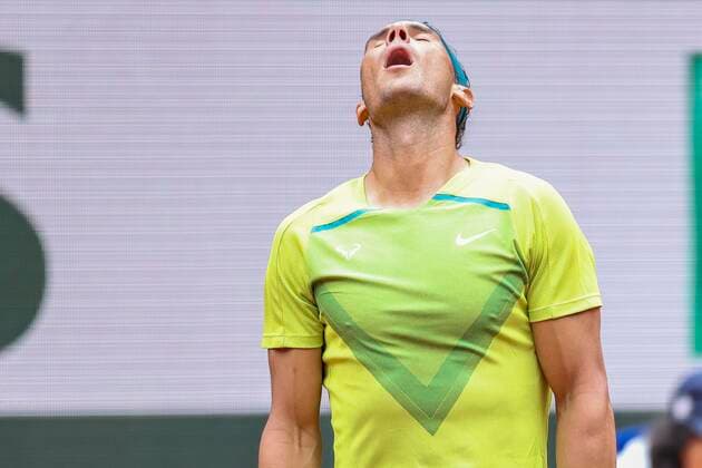 TENNIS - French Open 2022 PARIS,FRANCE,23.MAY.22 - TENNIS - ATP, Tennis Herren World Tour, French Open, Roland Garros, Grand Slam. Image shows Rafael Nadal (ESP).  GEPAxpictures xPatrickxSteiner