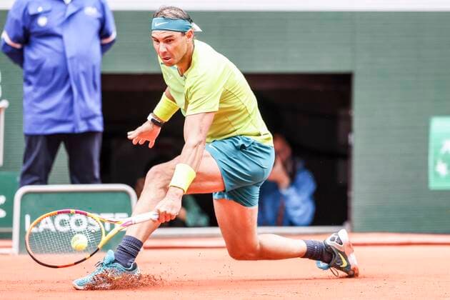 TENNIS - French Open 2022 PARIS,FRANCE,23.MAY.22 - TENNIS - ATP, Tennis Herren World Tour, French Open, Roland Garros, Grand Slam. Image shows Rafael Nadal (ESP).  GEPAxpictures xPatrickxSteiner