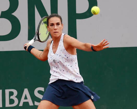 French Open 2022, Nuria Parrizas Dias ESP Tennis French Open 2022 Grand Slam ATP WTA ITF Roland Garros Paris France 23 May 2022 Copyright: xJuergenxHasenkopfx