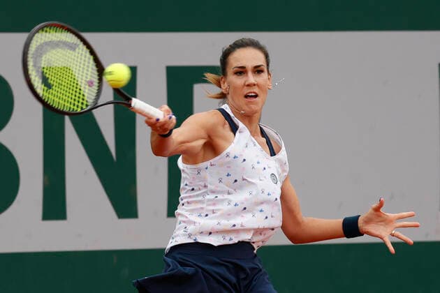 French Open 2022, Nuria Parrizas Dias ESP Tennis French Open 2022 Grand Slam ATP WTA ITF Roland Garros Paris France 23 May 2022 Copyright: xJuergenxHasenkopfx