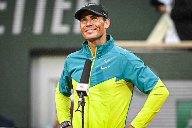 May 23, 2022, Paris, France, France: Rafael NADAL of Spain celebrates his victory during the Day two of Roland-Garros 2022, French Open 2022, Grand Slam tennis tournament at the Roland-Garros stadium on May 23, 2022 in Paris, France. Paris France - ZUMAm308 20220523_zsp_m308_046 Copyright: xMatthieuxMirvillex