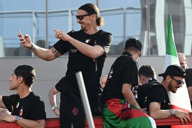 Db Milano 23 05 2022 - Festa Scudetto Milan foto Daniele Buffa Image nella foto: Zlatan Ibrahimovic 