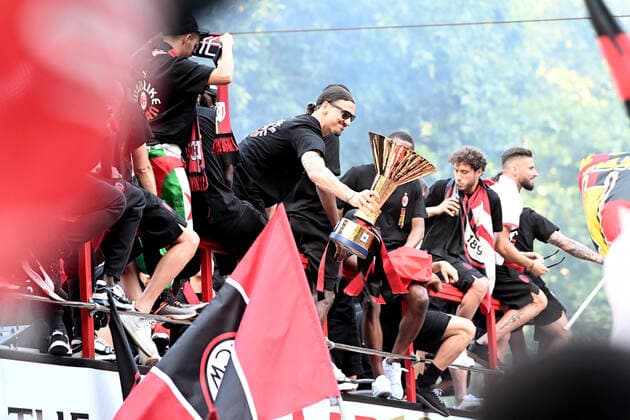 Db Milano 23 05 2022 - Festa Scudetto Milan foto Daniele Buffa Image nella foto: Zlatan Ibrahimovic 