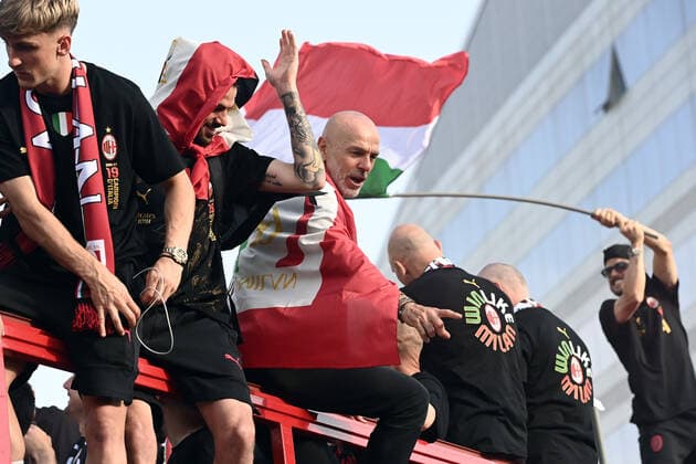 Db Milano 23 05 2022 - Festa Scudetto Milan foto Daniele Buffa Image nella foto: Stefano Pioli 
