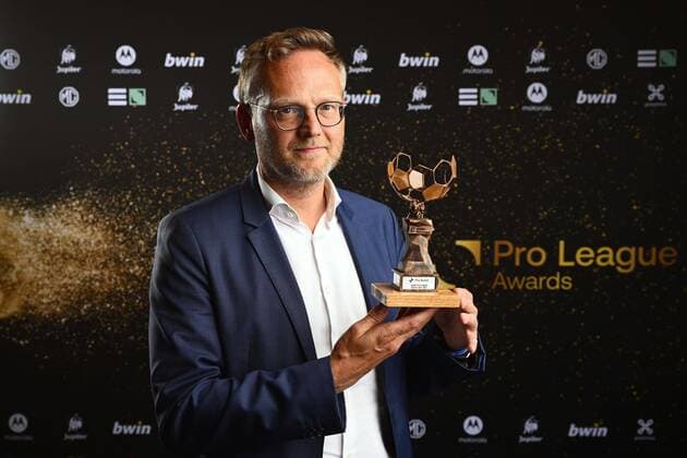 BRUSSEL, BELGIUM - MAY 23 : Peter Croonen pictured during the Pro League Awards on May 23, 2022 in Brussel, Belgium, 23 05 2022 ( Pro League Awards 2021-2022 PhotoNews Panoramic 