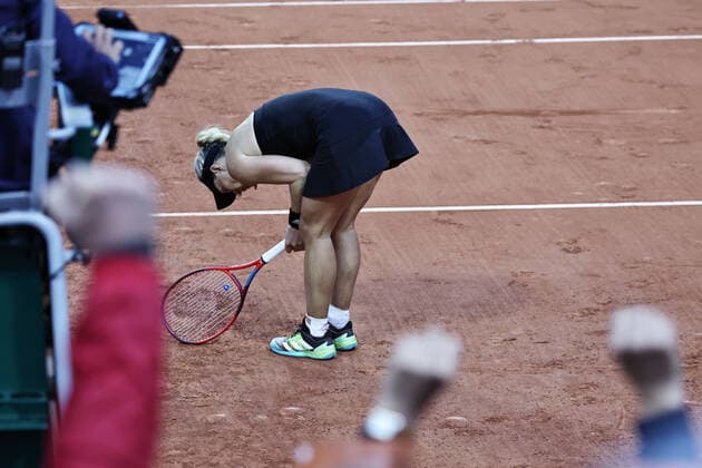 Angelique Kerber, GER, during first round of 2022 French Open at Roland Garros, Paris, 23 05 2022