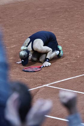 Angelique Kerber, GER, after first round of 2022 French Open at Roland Garros, Paris, 23 05 2022