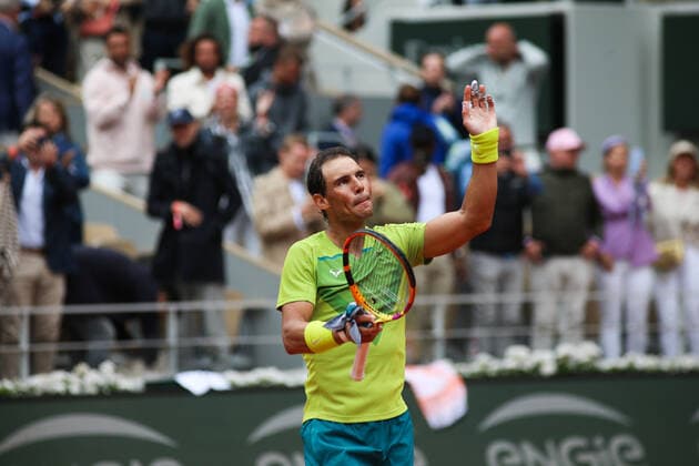 2022 French Open - Day Two Rafael Nadal after his match against Jordan Thompson on Philipe Chatrier court in the 2022 French Open finals day two, in Paris, France, on May 23, 2022. Paris France  Copyright: xIbrahimxEzzatx originalFilename:ezzat-notitle220523_npHUl.jpg