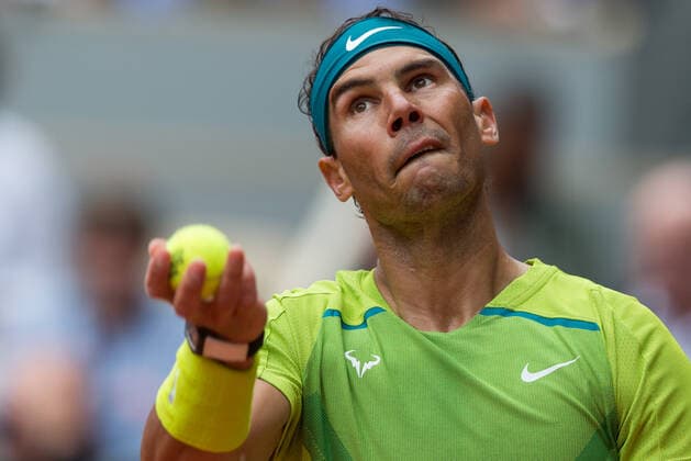 2022 French Open - Day Two Rafael Nadal (ESP) during the day two of he Roland-Garros Open tennis tournament in Paris, France, on May 23, 2022. Paris France  Copyright: xFotoxOlimpikx originalFilename:jastrzebowski-rolandga220523_np1zx.jpg