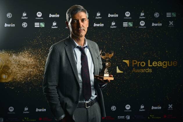 BRUSSEL, BELGIUM - MAY 23 : Felice Mazzu trainer of the year pictured during the Pro League Awards on May 23, 2022 in Brussel, Belgium, 23 05 2022 ( Pro League Awards 2021-2022 PhotoNews Panoramic 