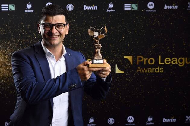BRUSSEL, BELGIUM - MAY 23 : Community and football award pictured during the Pro League Awards on May 23, 2022 in Brussel, Belgium, 23 05 2022 ( Pro League Awards 2021-2022 PhotoNews Panoramic 