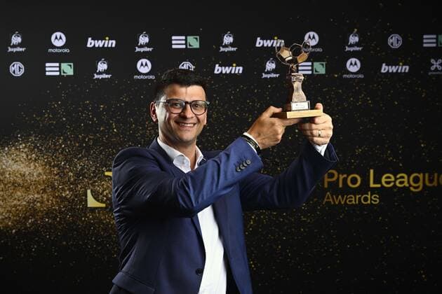BRUSSEL, BELGIUM - MAY 23 : Community and football award pictured during the Pro League Awards on May 23, 2022 in Brussel, Belgium, 23 05 2022 ( Pro League Awards 2021-2022 PhotoNews Panoramic 