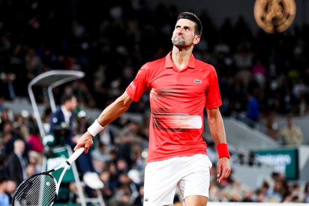 TENNIS - French Open 2022 PARIS,FRANCE,23.MAY.22 - TENNIS - ATP, Tennis Herren World Tour, French Open, Roland Garros, Grand Slam. Image shows Novak Djokovic (SRB).  GEPAxpictures xPatrickxSteiner